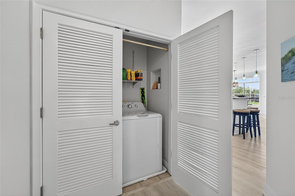 6428 Sunset Bay Circle Apollo Beach, FL 33572 - Photo 31 of 90 a utility room with closet and a window
