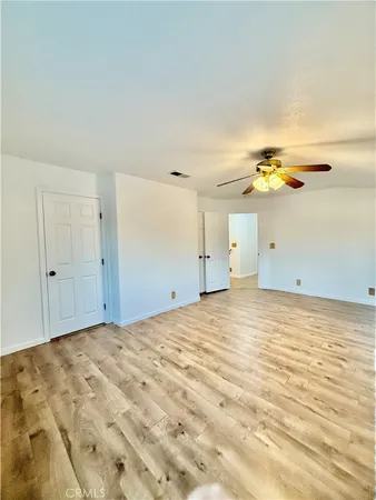 a view of a balcony with an outdoor space