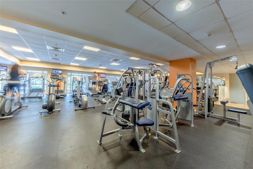 511 Southeast 5th Avenue, Unit 1116 Fort Lauderdale, FL 33301 - Photo 41 of 45 a view of a room with gym equipment