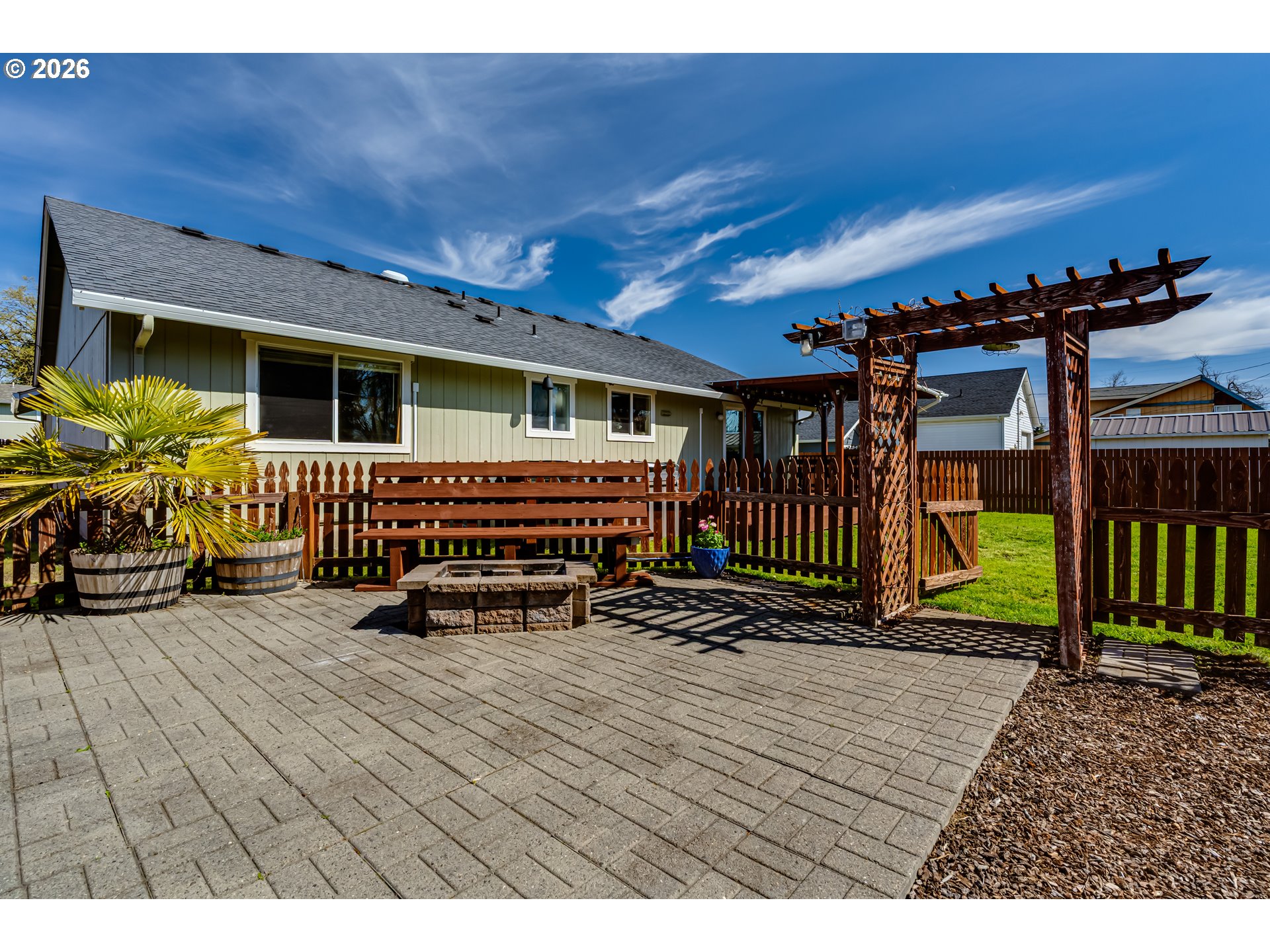 549 Gilfry Avenue Creswell, OR 97426 - Photo 39 of 44 a view of a house with wooden deck