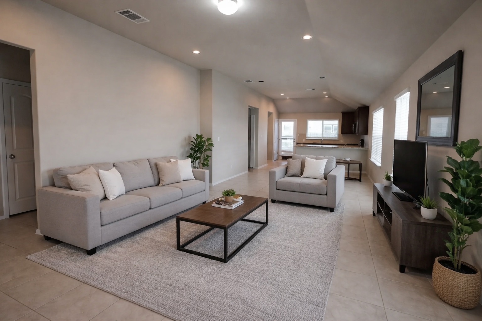 251 Tempest Trail Maxwell, TX 78656 - Photo 2 of 15 a living room with furniture and a potted plant