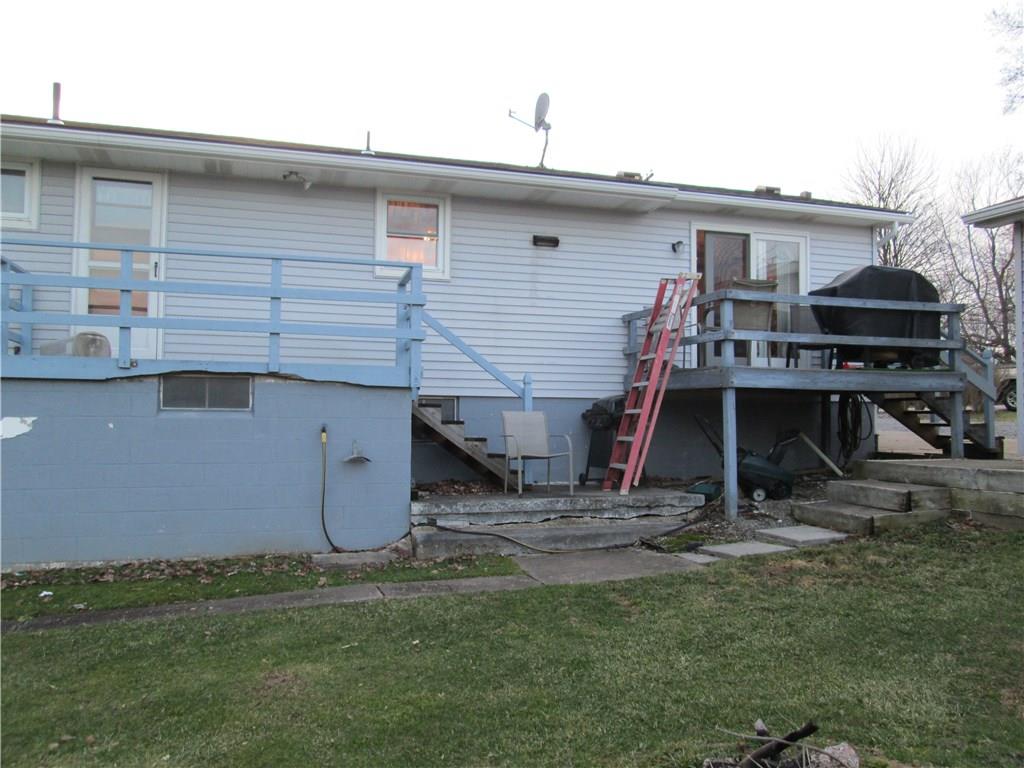 4072 Patterson Road Aliquippa, PA 15001 - Photo 21 of 21 Exterior rear of home features two separate decks