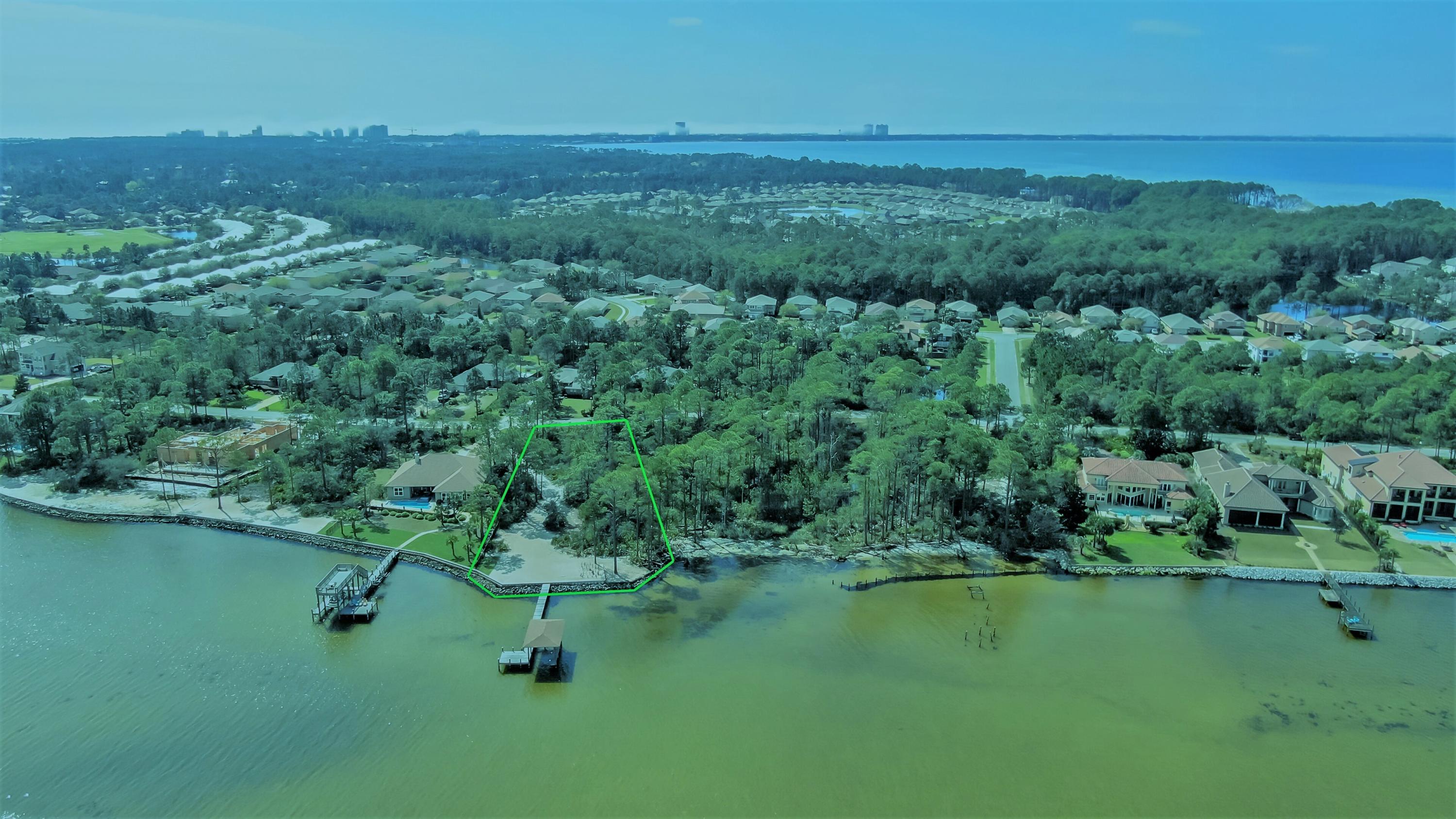1339 Driftwood Point Road, Unit J2 Santa Rosa Beach, FL 32459 - Photo 15 of 26 a view of a garden with a lake