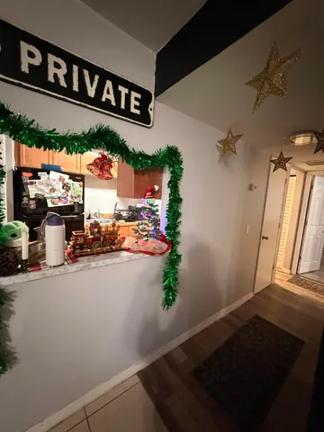 an outdoor space of a house