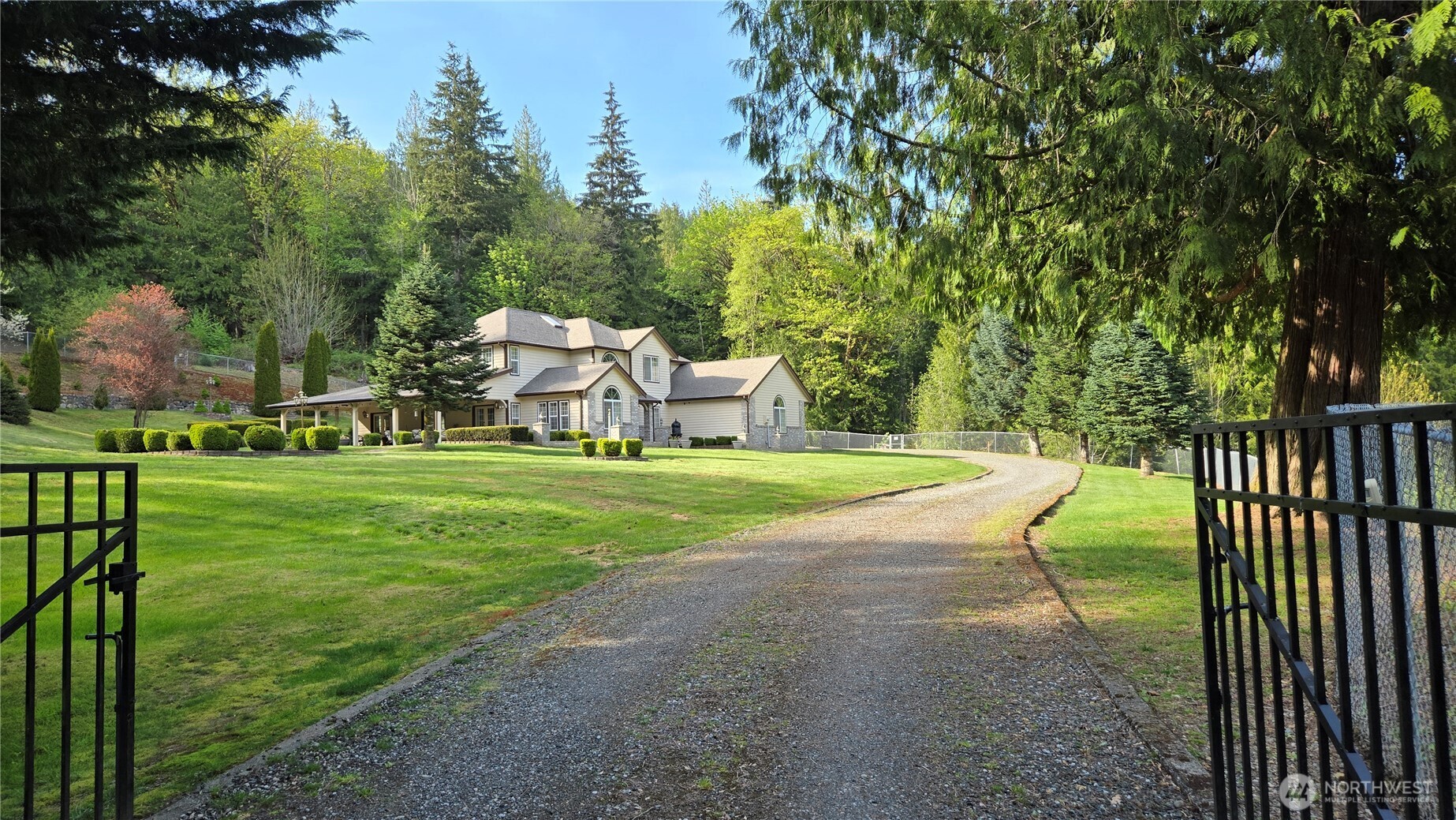 5860 Bell Creek Road Deming, WA 98244 - Photo 35 of 39 a view of a house with a big yard