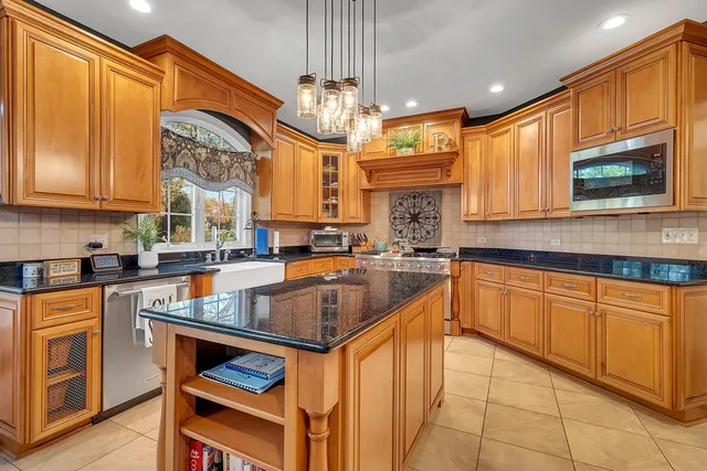 a view of an outdoor dining space with a table or chairs