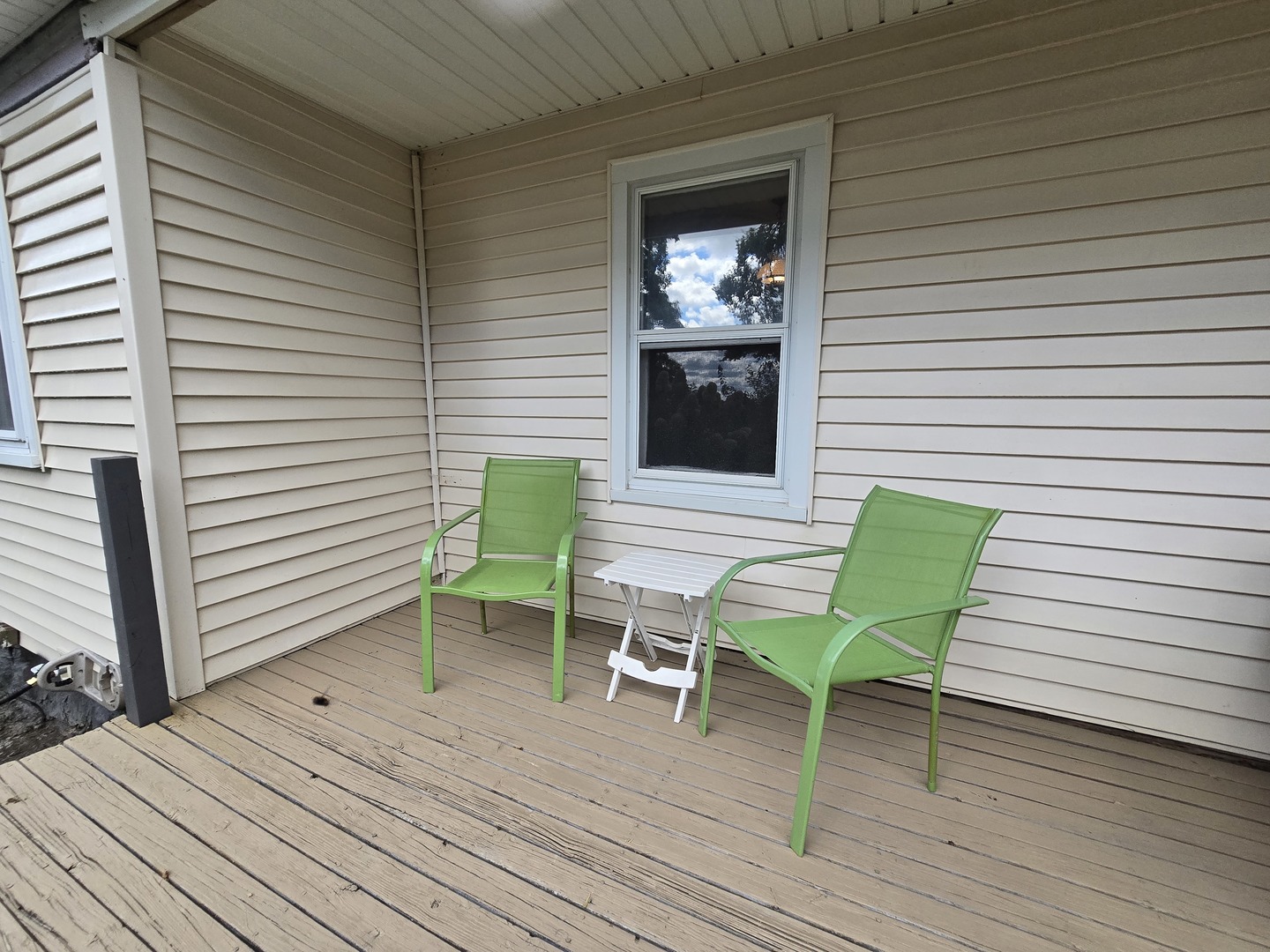 103 West Cherokee Avenue Shabbona, IL 60550 - Photo 39 of 42 a view of a chairs with a deck