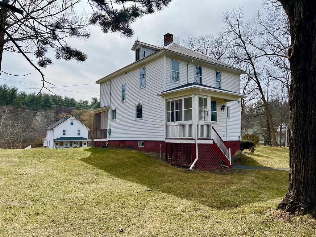 278 Birnam Road Northfield, MA 01360 - Photo 3 of 36 a view of a house with a yard patio and fire pit
