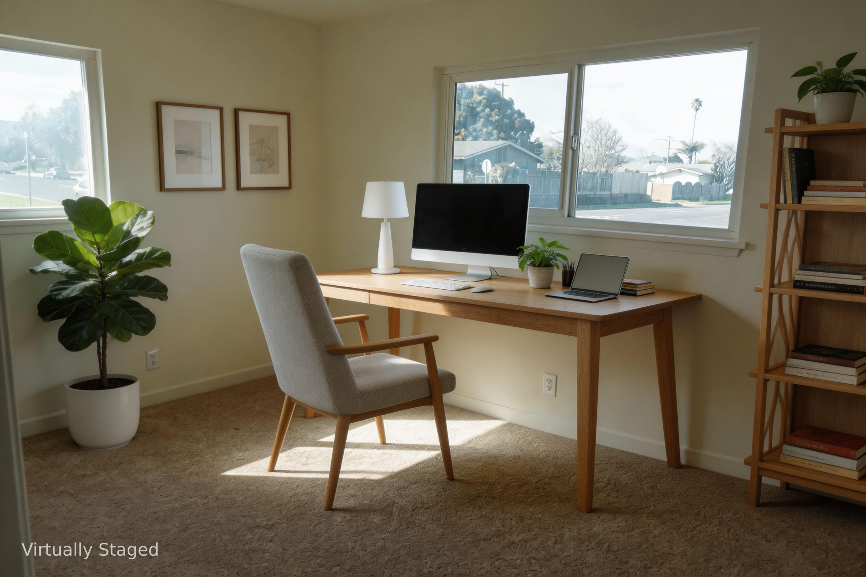 1100 North Third Street Lompoc, CA 93436 - Photo 10 of 12 a view of a workspace with furniture and a window