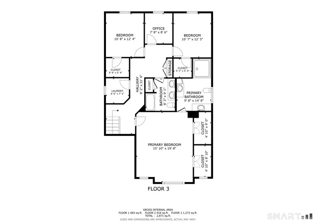 a picture of a floor plan