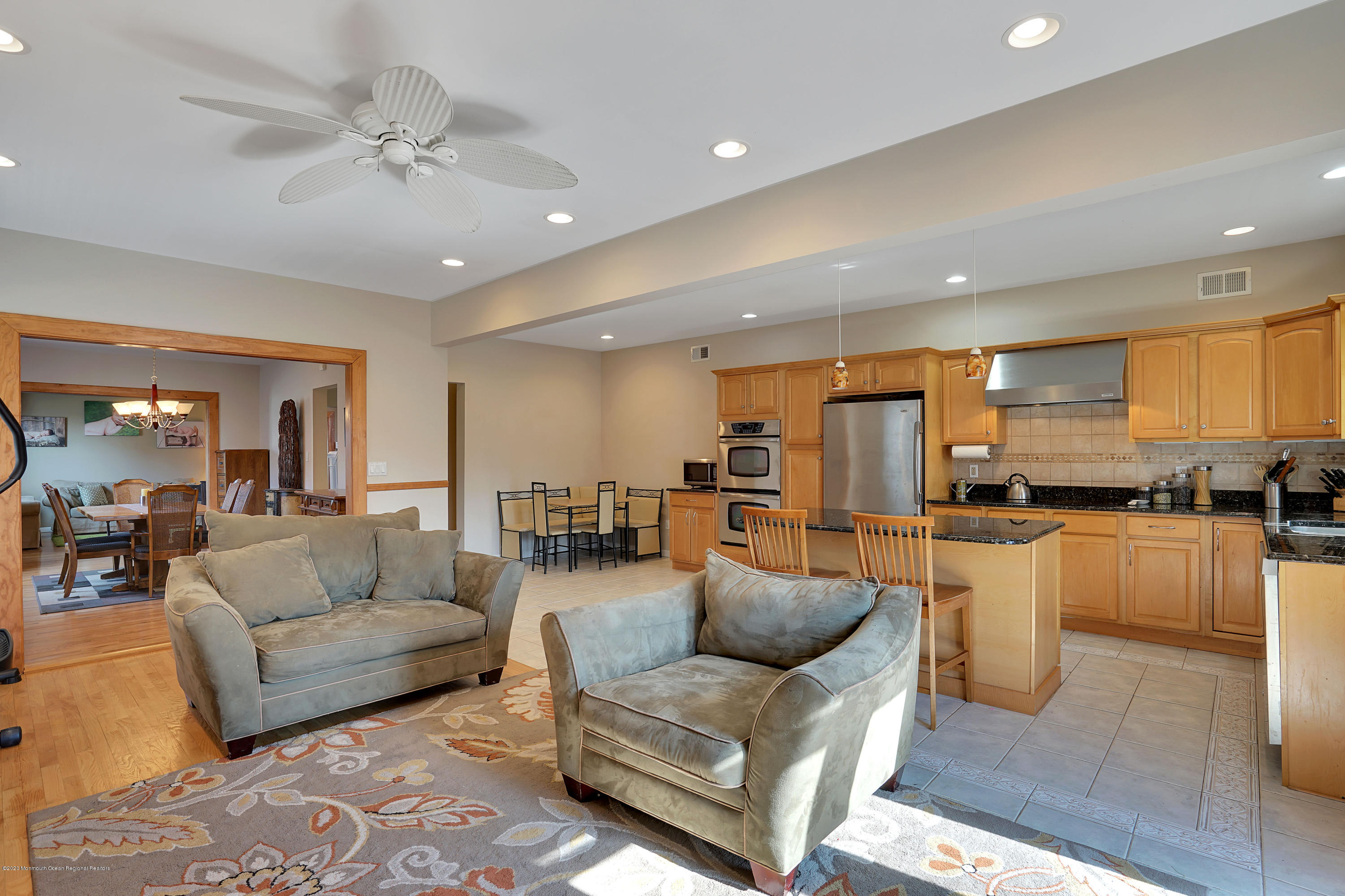 115 Harding Road Red Bank, NJ 07701 - Photo 26 of 43 a living room with furniture and kitchen view