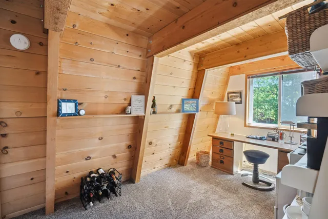 a view of a walk in closet