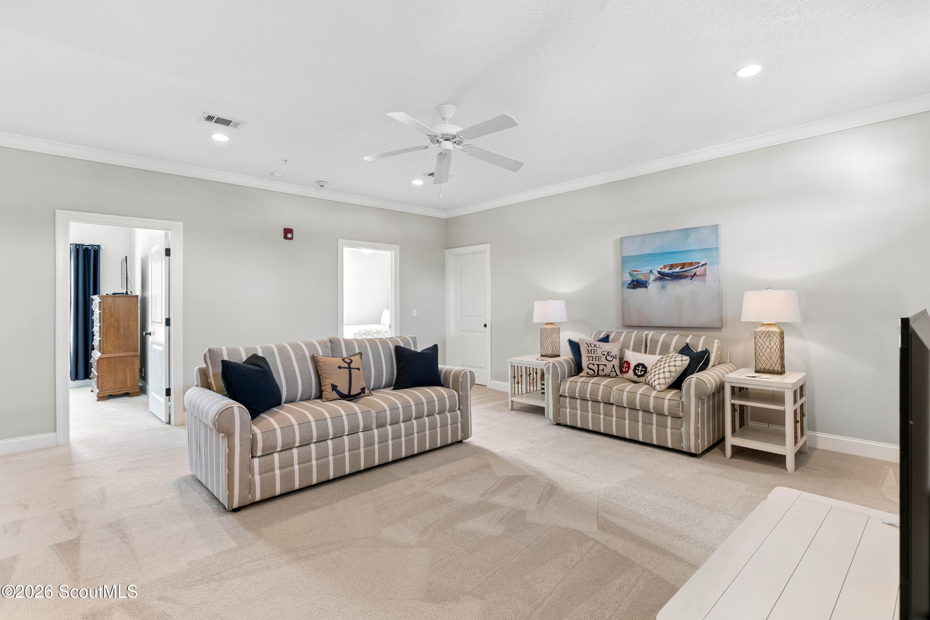 101 Mariners Circle St. Simons Island, GA 31522 - Photo 18 of 35 Upstairs Living Area