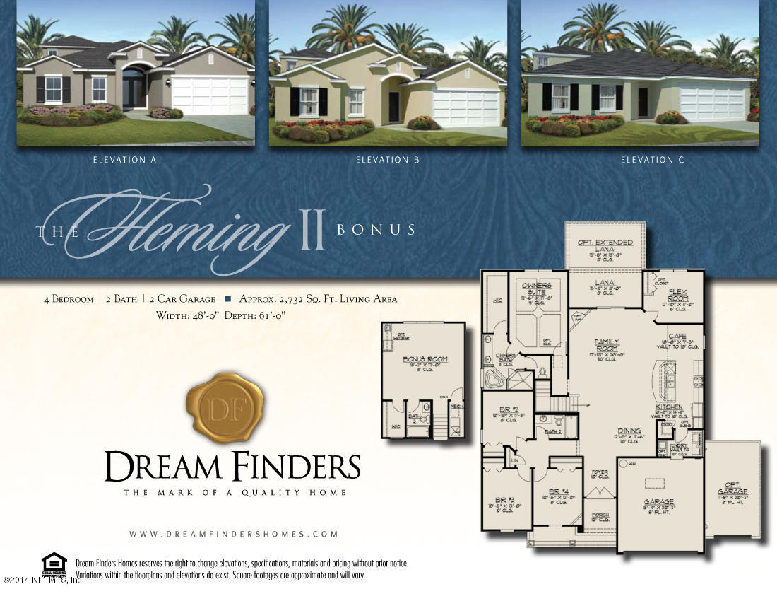 3152 Creighton Landing Road Fleming Island, FL 32003 - Photo 3 of 47 Fleming II with bonus and 3 car garage