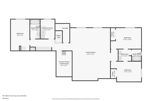 $625,000 | 407 148th Avenue Northeast, Andover, MN 55304