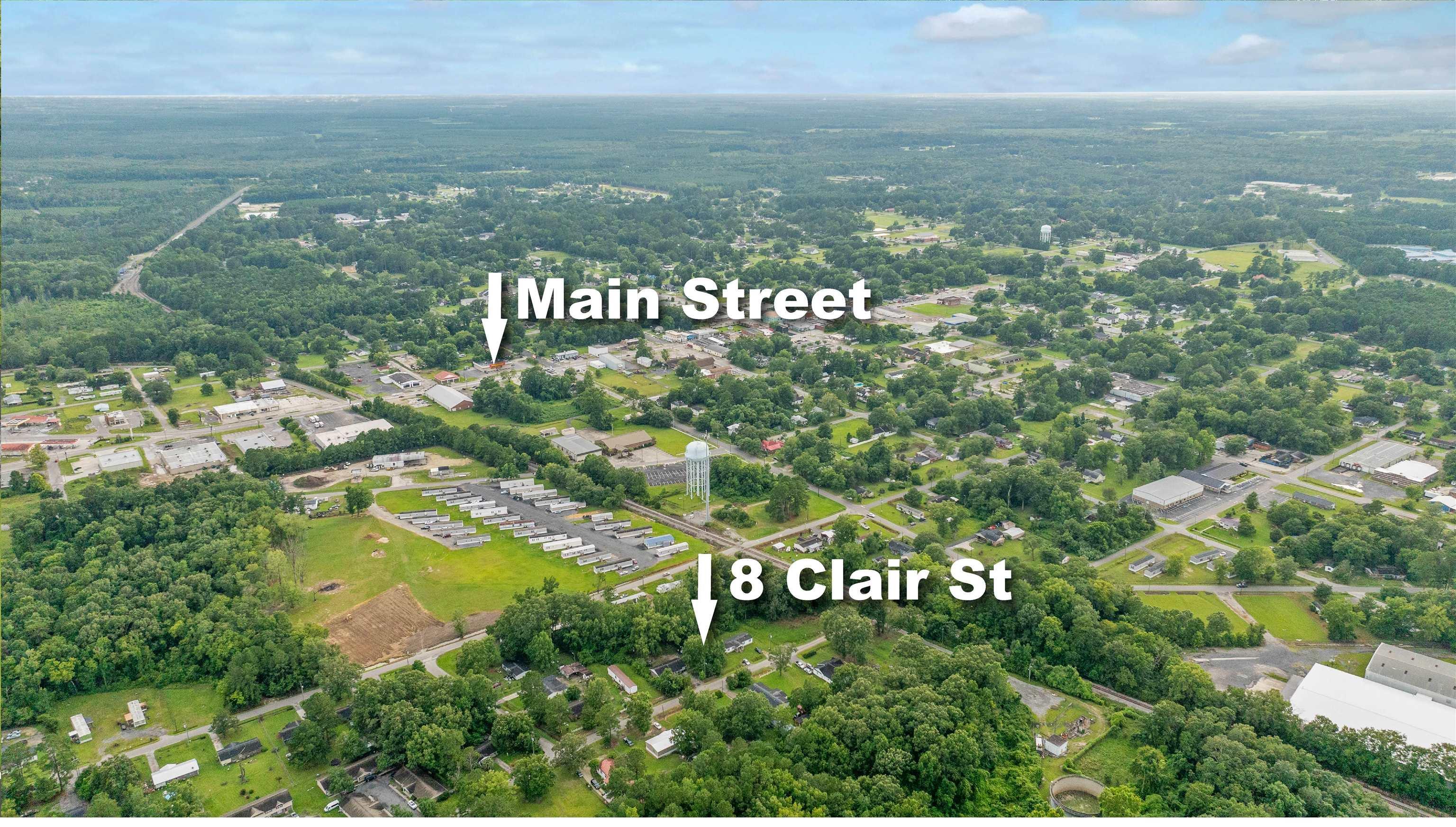 8 Clair Street Andrews, SC 29510 - Photo 10 of 12 Aerial overview of property's location