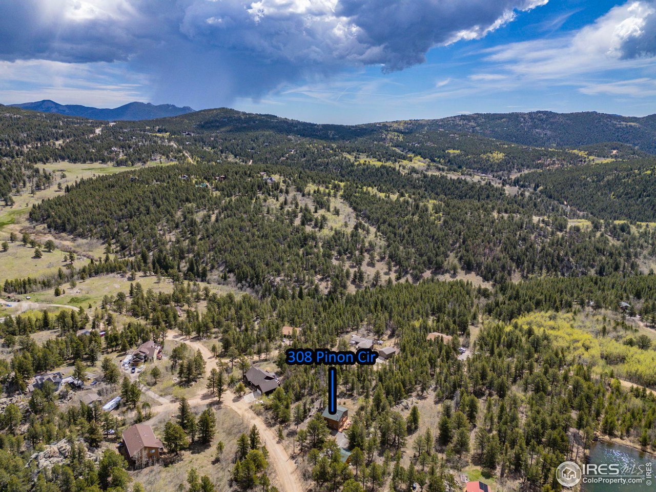 308 Pinon Circle Black Hawk, CO 80422 - Photo 32 of 37 a view of a city with mountain