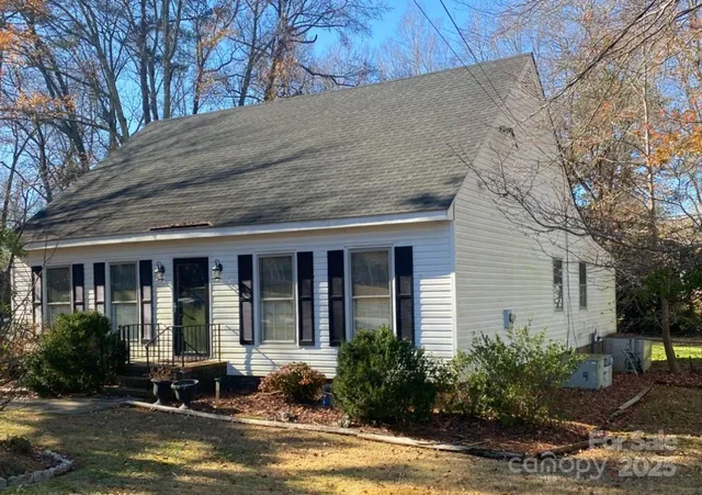 a view of a house with a deck