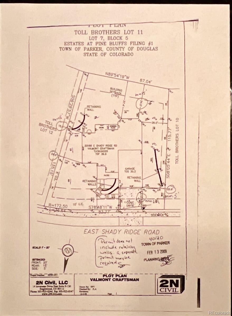 20166 East Shady Ridge Road Parker, CO 80134 - Photo 50 of 50 a picture of a bench