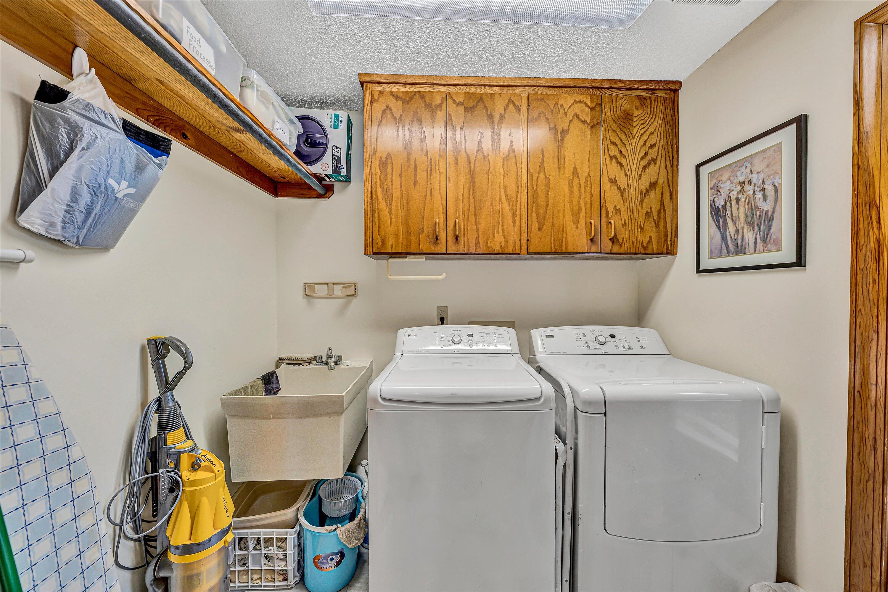 217 Anthony Home Road Huddleston, VA 24104 - Photo 23 of 68 a utility room with dryer and washer