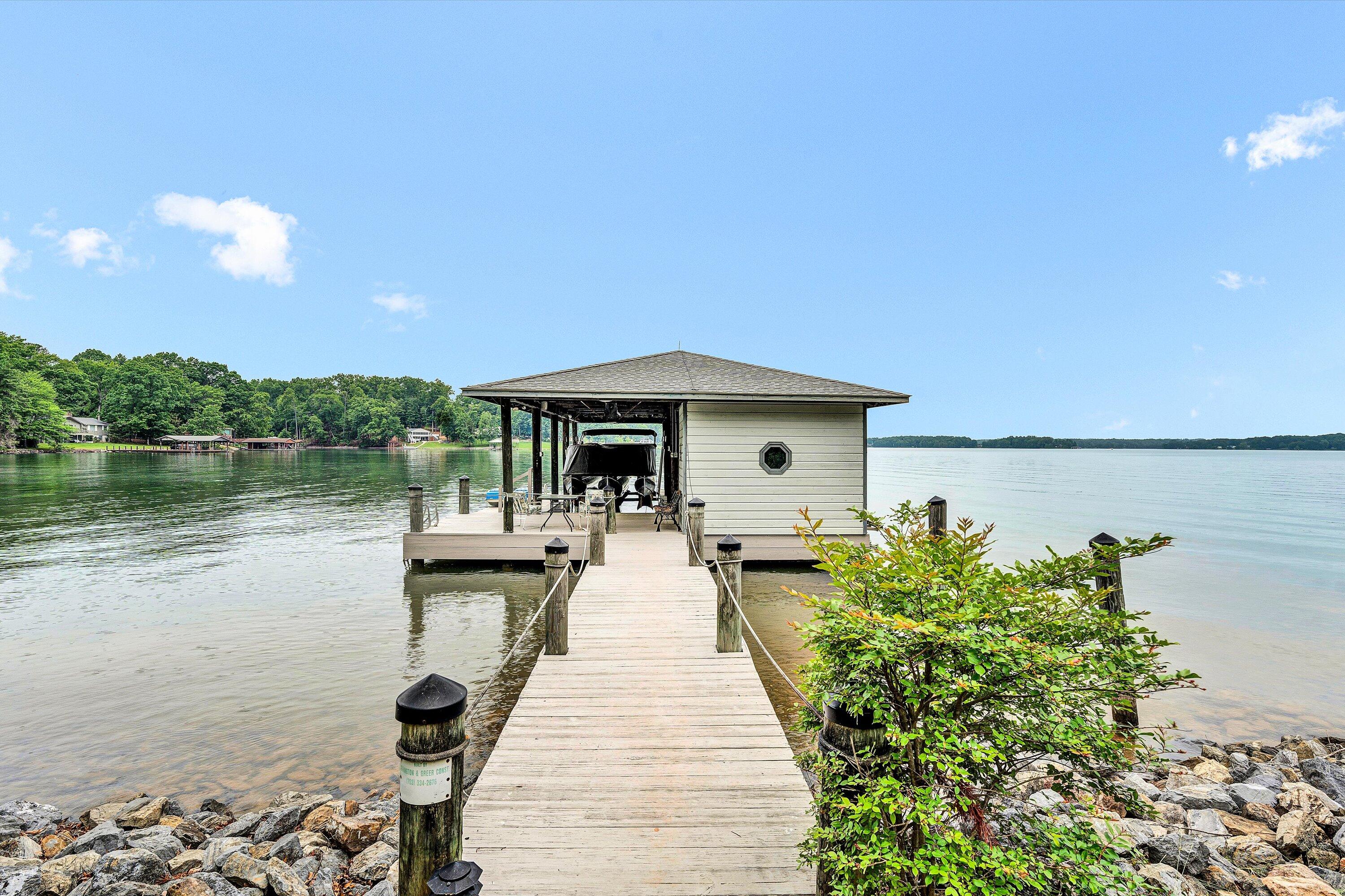 217 Anthony Home Road Huddleston, VA 24104 - Photo 55 of 68 a front view of a house with lake view
