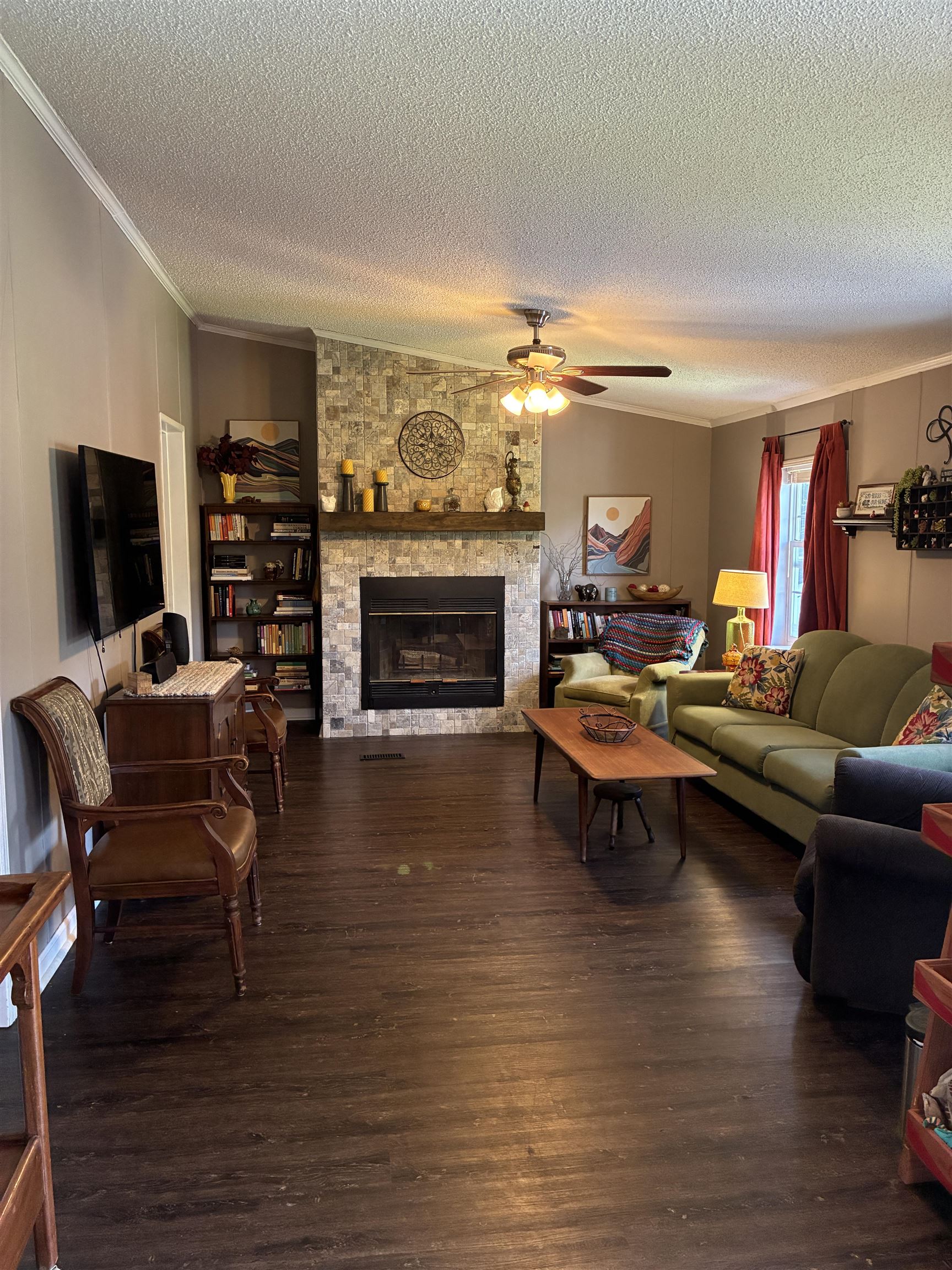 777 Happy Valley Road Fountain Inn, SC 29644 - Photo 13 of 45 Family Rm with Fireplace