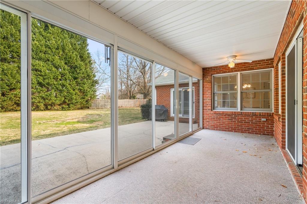 9 Pilot Circle Greensboro, NC 27407 - Photo 38 of 50 Corner bedroom on far left of home overlooks tree lined backyard