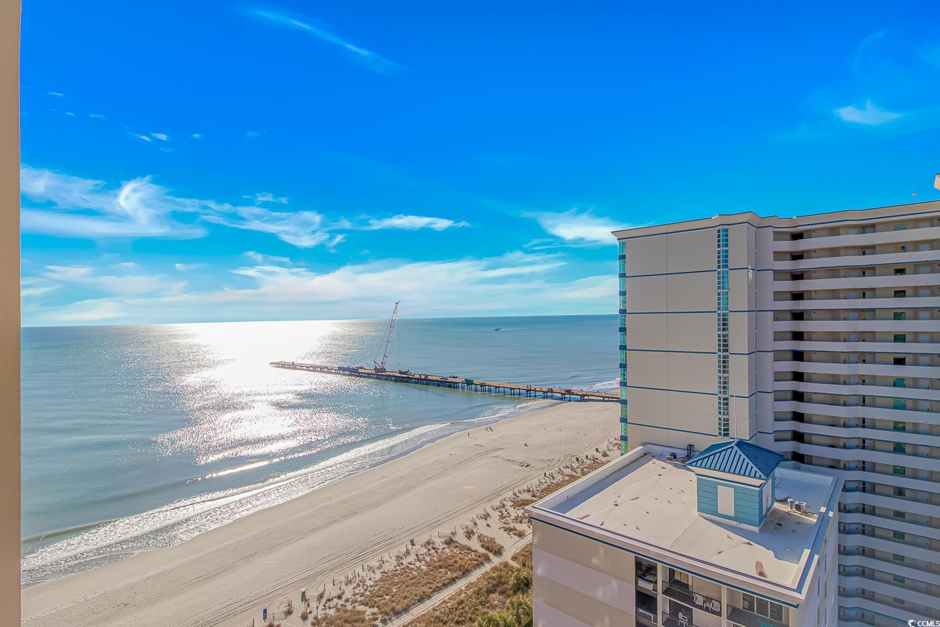 2600 North Ocean Boulevard, Unit 1715 Myrtle Beach, SC 29577 - Photo 15 of 34 Water view with local beach