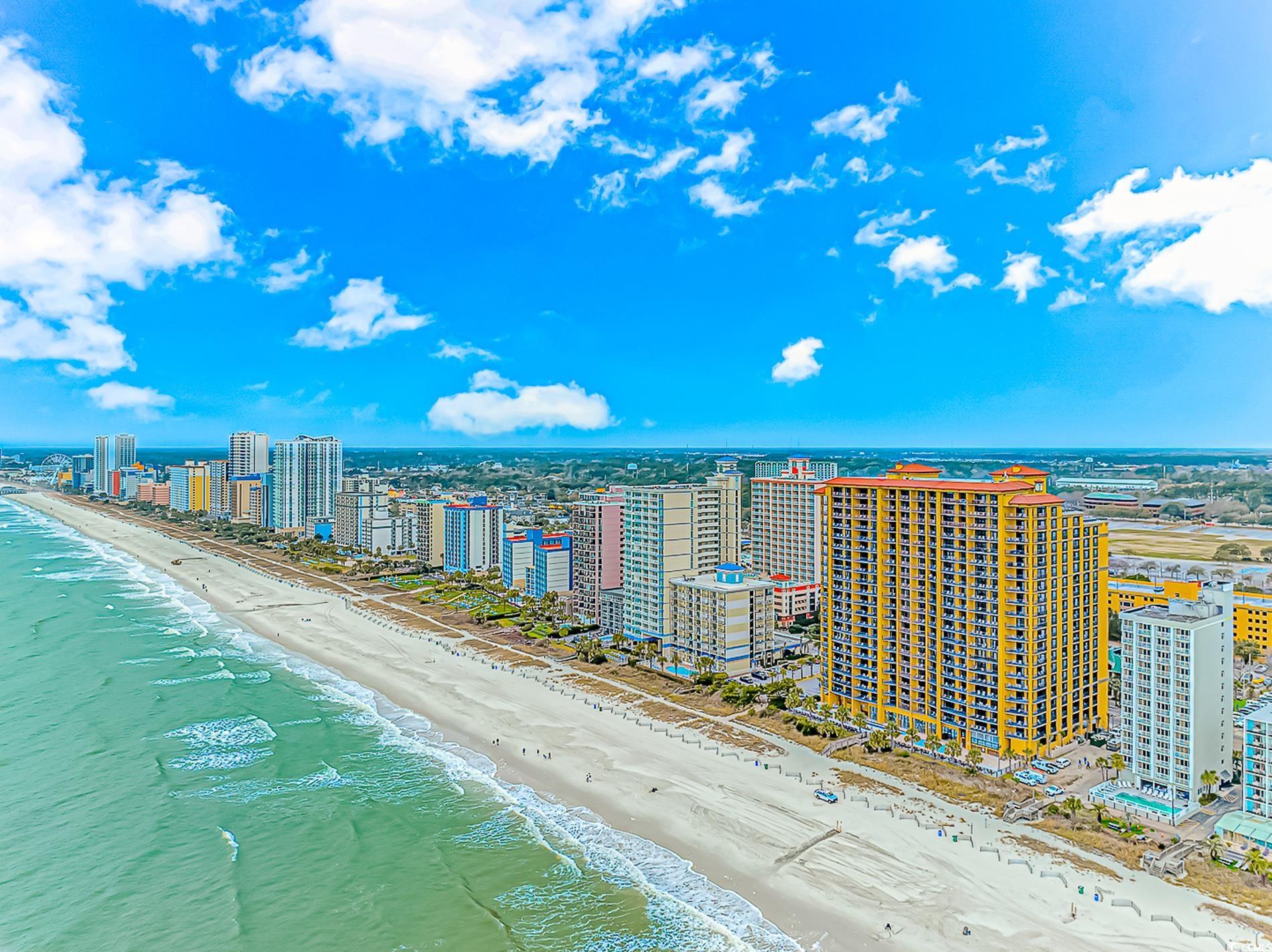 2600 North Ocean Boulevard, Unit 1715 Myrtle Beach, SC 29577 - Photo 32 of 34 View of urban area featuring expansive coastline