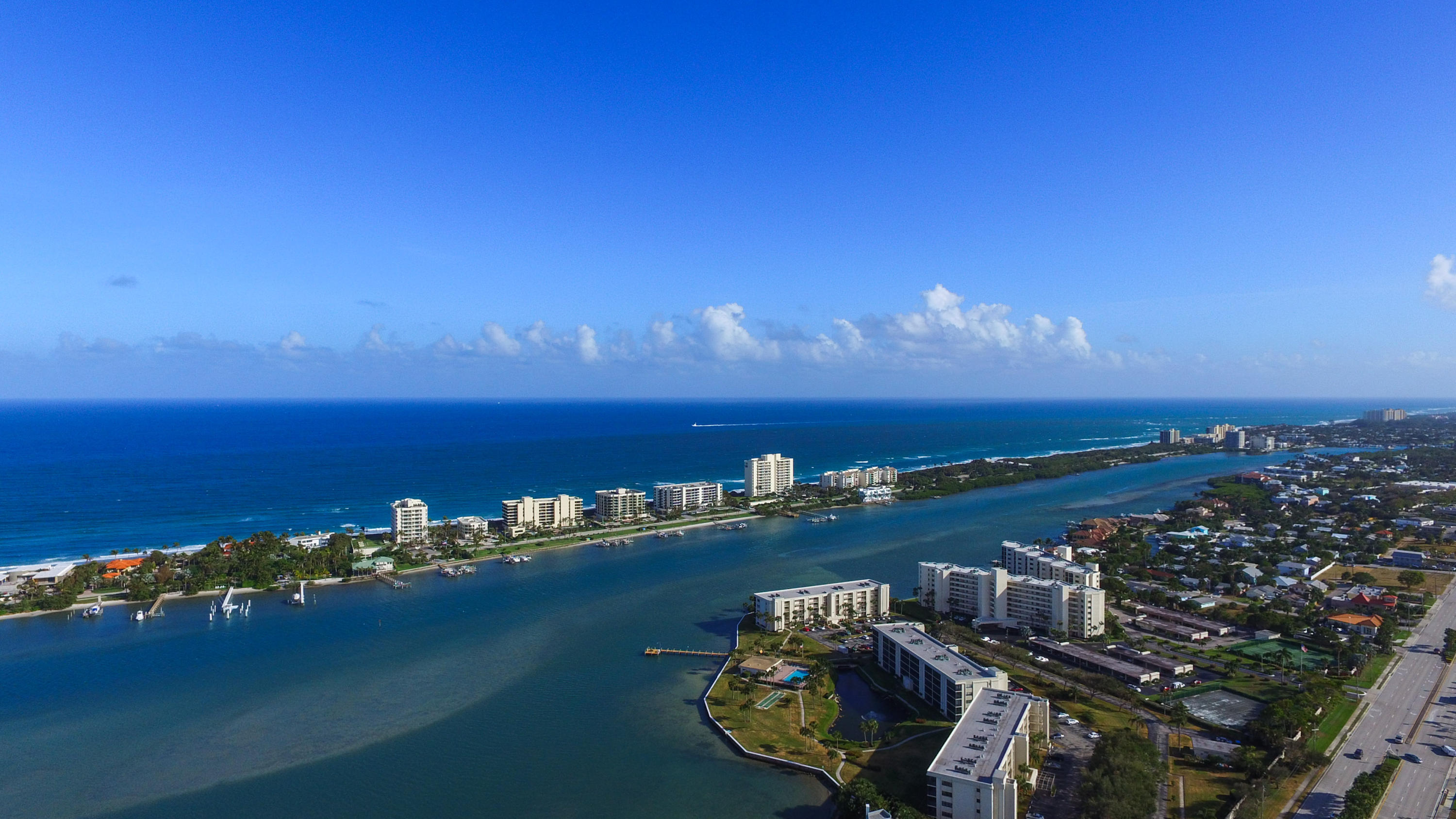 19950 South Beach Road, Unit 3N Jupiter, FL 33469 - Photo 3 of 39 19950 aerial full-10