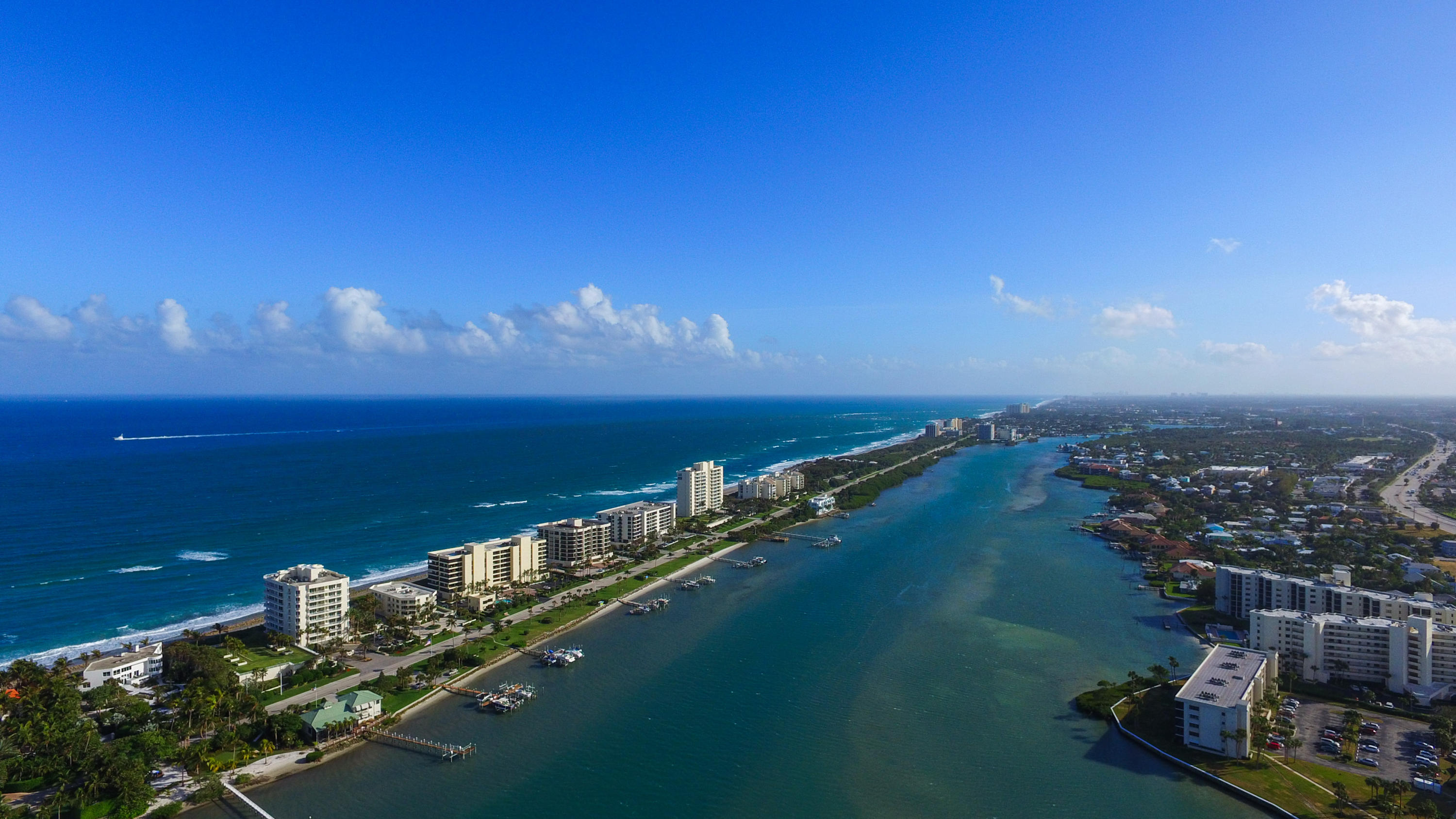 19950 South Beach Road, Unit 3N Jupiter, FL 33469 - Photo 4 of 39 19950 aerial full-11