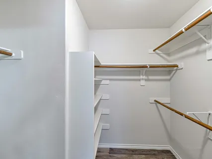 a view of walk in closet