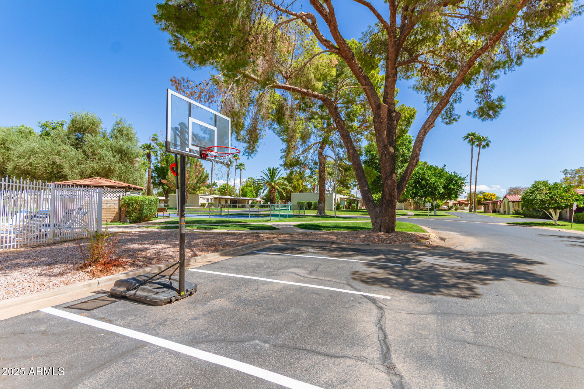 131 North Higley Road, Unit 1 Mesa, AZ 85205 - Photo 31 of 32 a backyard of a house with lots of green space