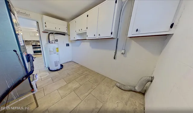 a view of water heater room