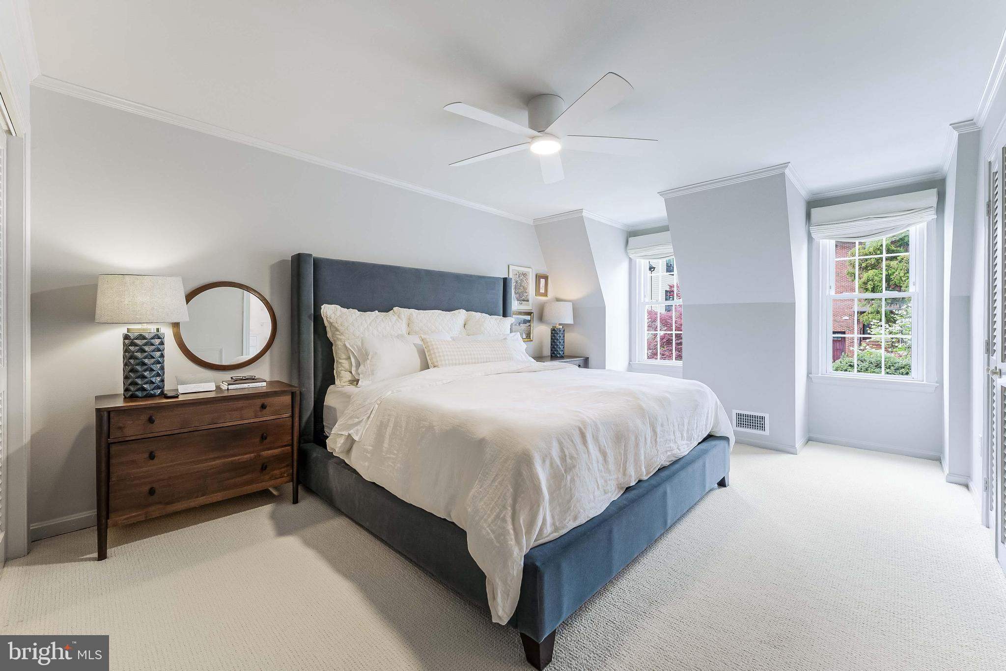 1151 Randolph Road McLean, VA 22101 - Photo 46 of 65 Upper level primary with custom wool carpet