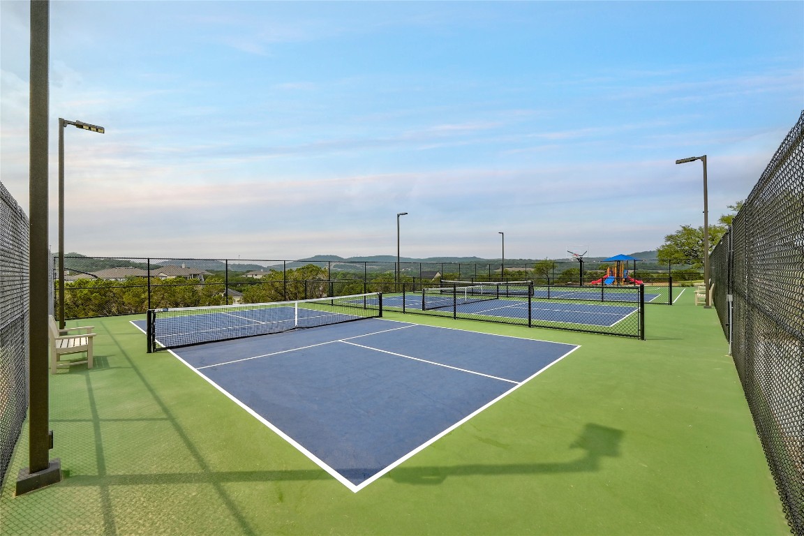 18845 Hidden Ridge Place Jonestown, TX 78645 - Photo 38 of 38 a view of a tennis court