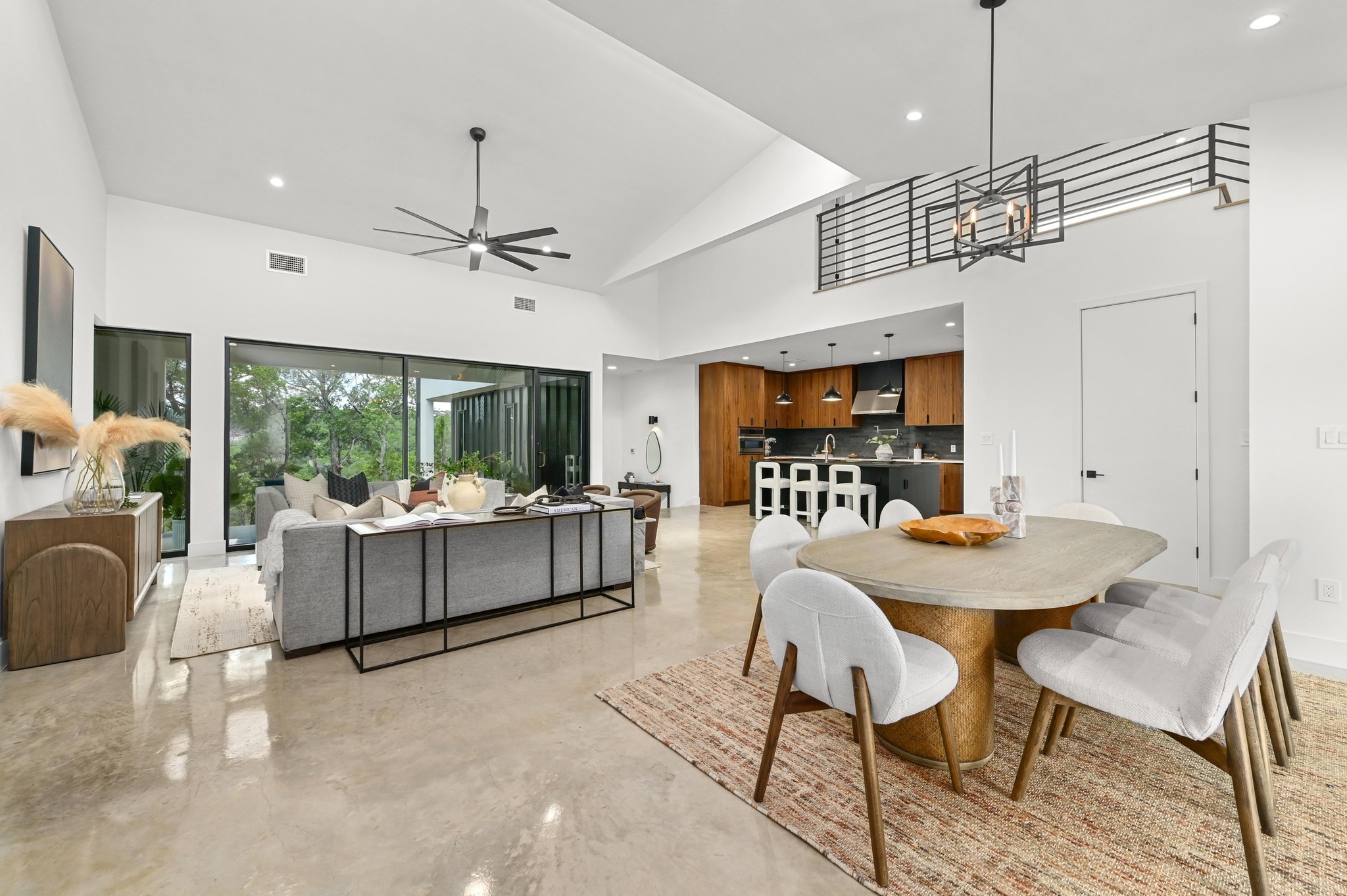 18845 Hidden Ridge Place Jonestown, TX 78645 - Photo 6 of 36 a view of a dining room with furniture window and outside view