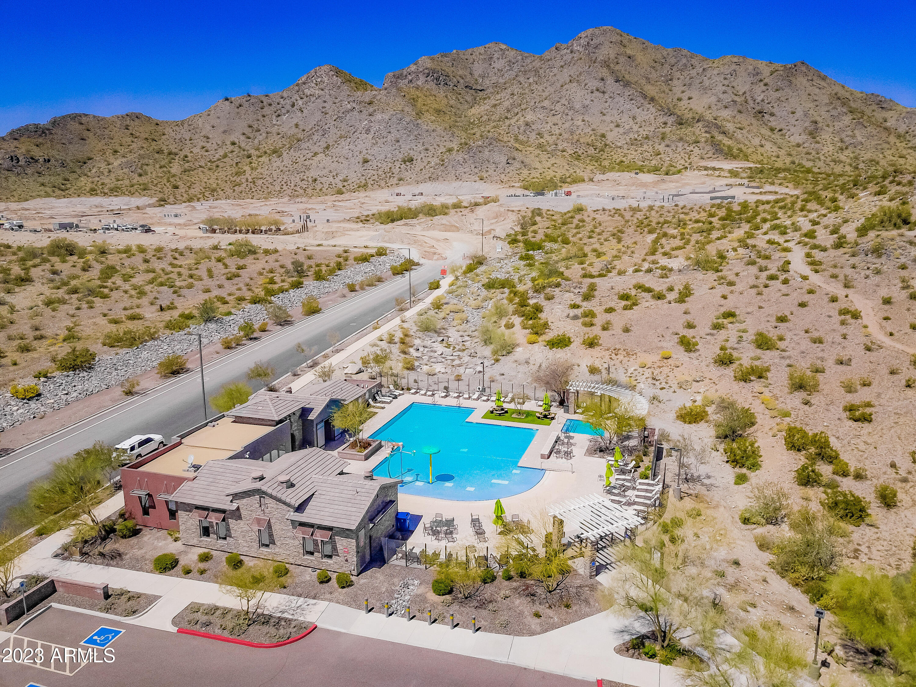 21427 West Granada Road Buckeye, AZ 85396 - Photo 14 of 16 Community Pool w Mountain Views