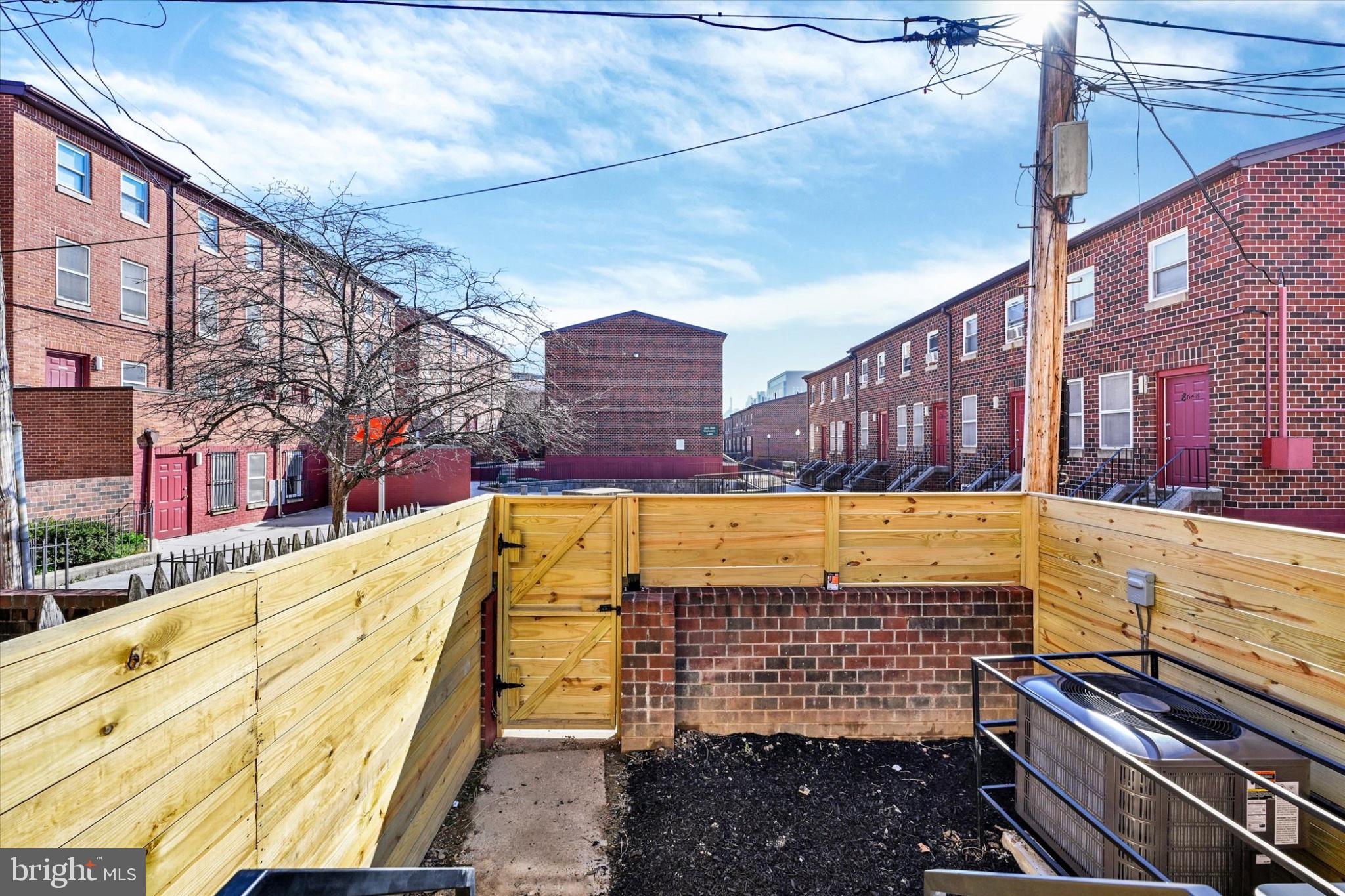 119 North Poppleton Street Baltimore, MD 21201 - Photo 18 of 41 a view of an outdoor space