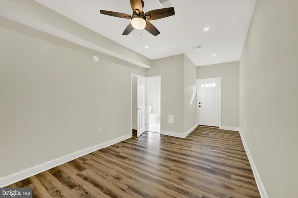 wooden floor in an empty room