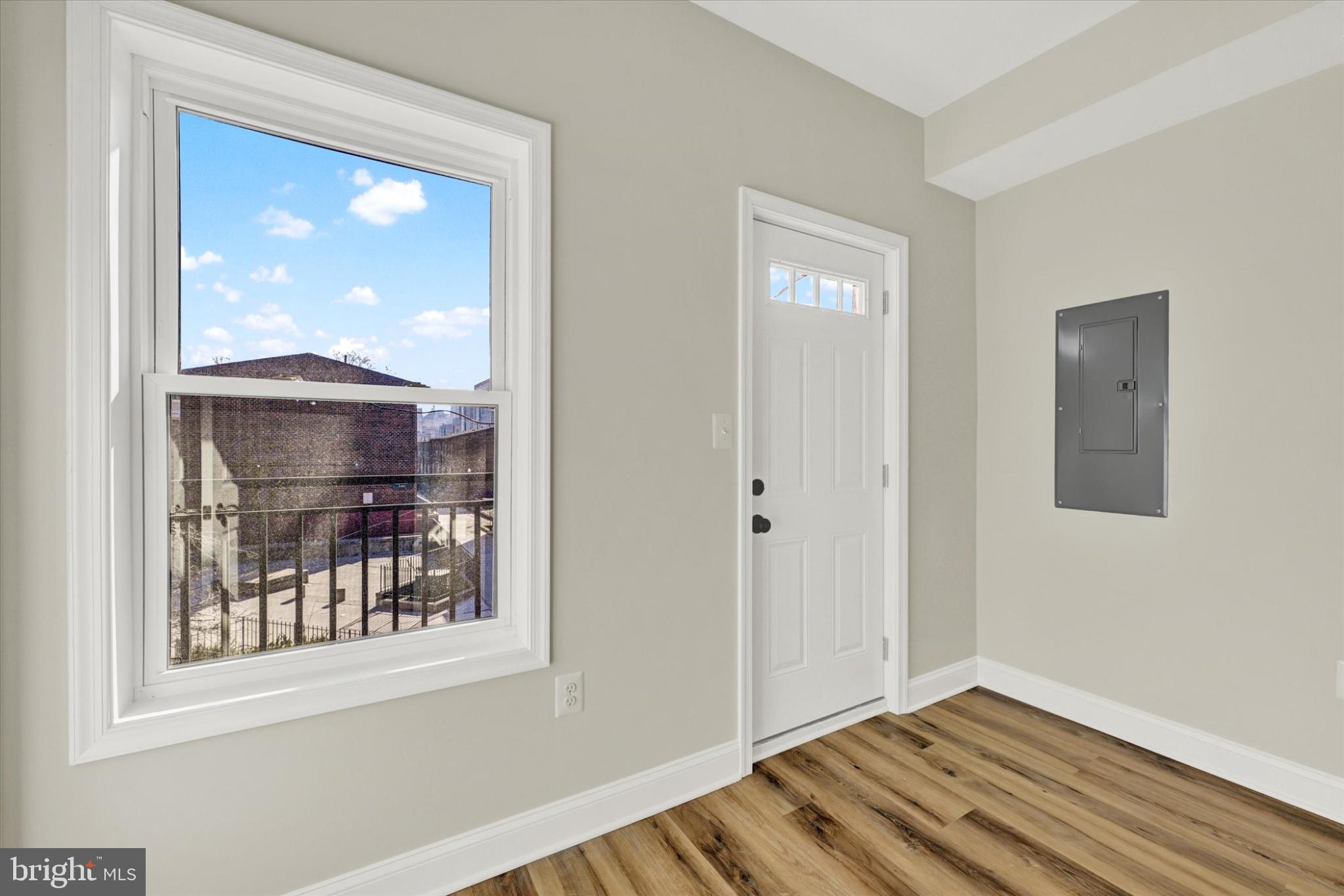 119 North Poppleton Street Baltimore, MD 21201 - Photo 28 of 41 a view of a room that has a window in it