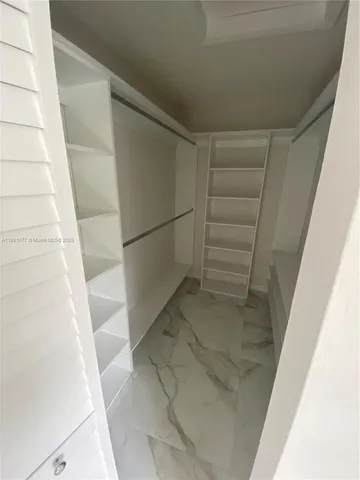 a view of walk in closet