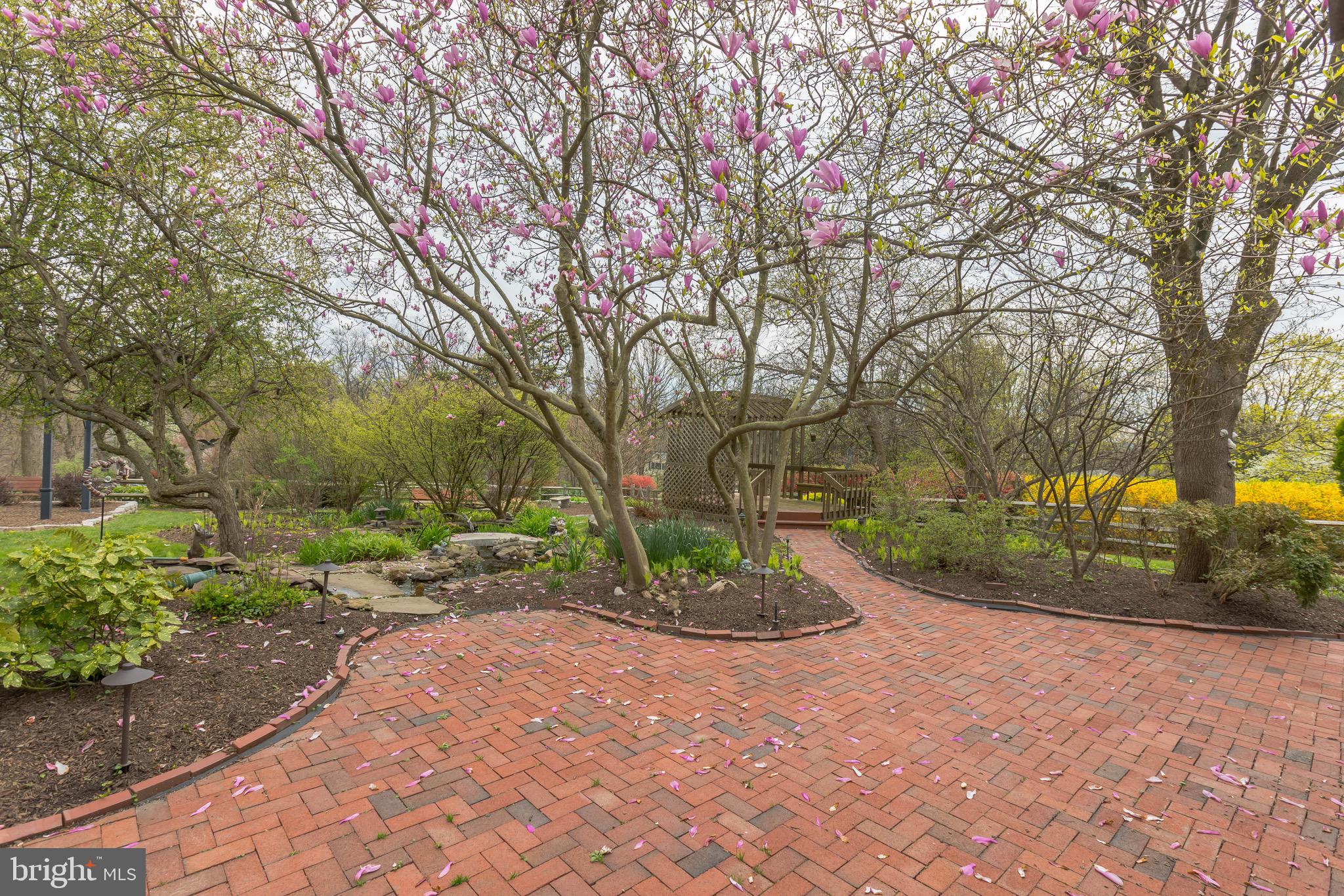 2931 Eagleville Road Eagleville, PA 19403 - Photo 39 of 46 Paver Patio & Walkway through Gardens.