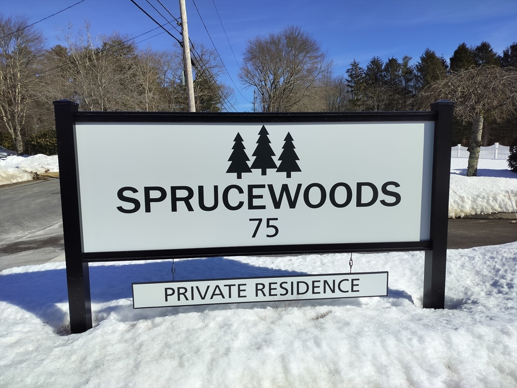 75 Warren Street West, Unit 16 Raynham, MA 02767 - Photo 2 of 22 a view of street sign