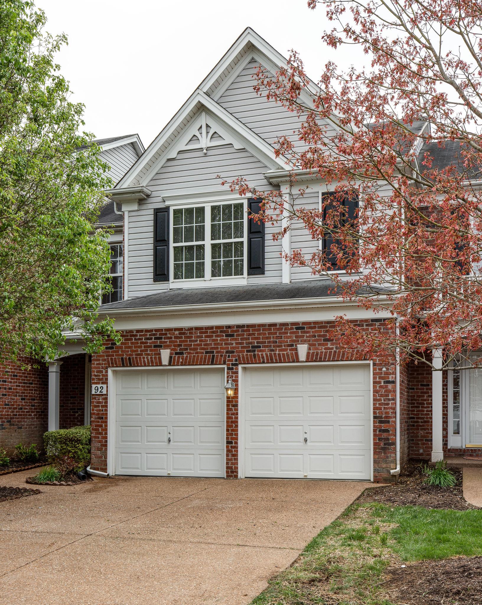 231 Green Harbor Road, Unit 92 Old Hickory, TN 37138 - Photo 2 of 30 front view of a house with a garage