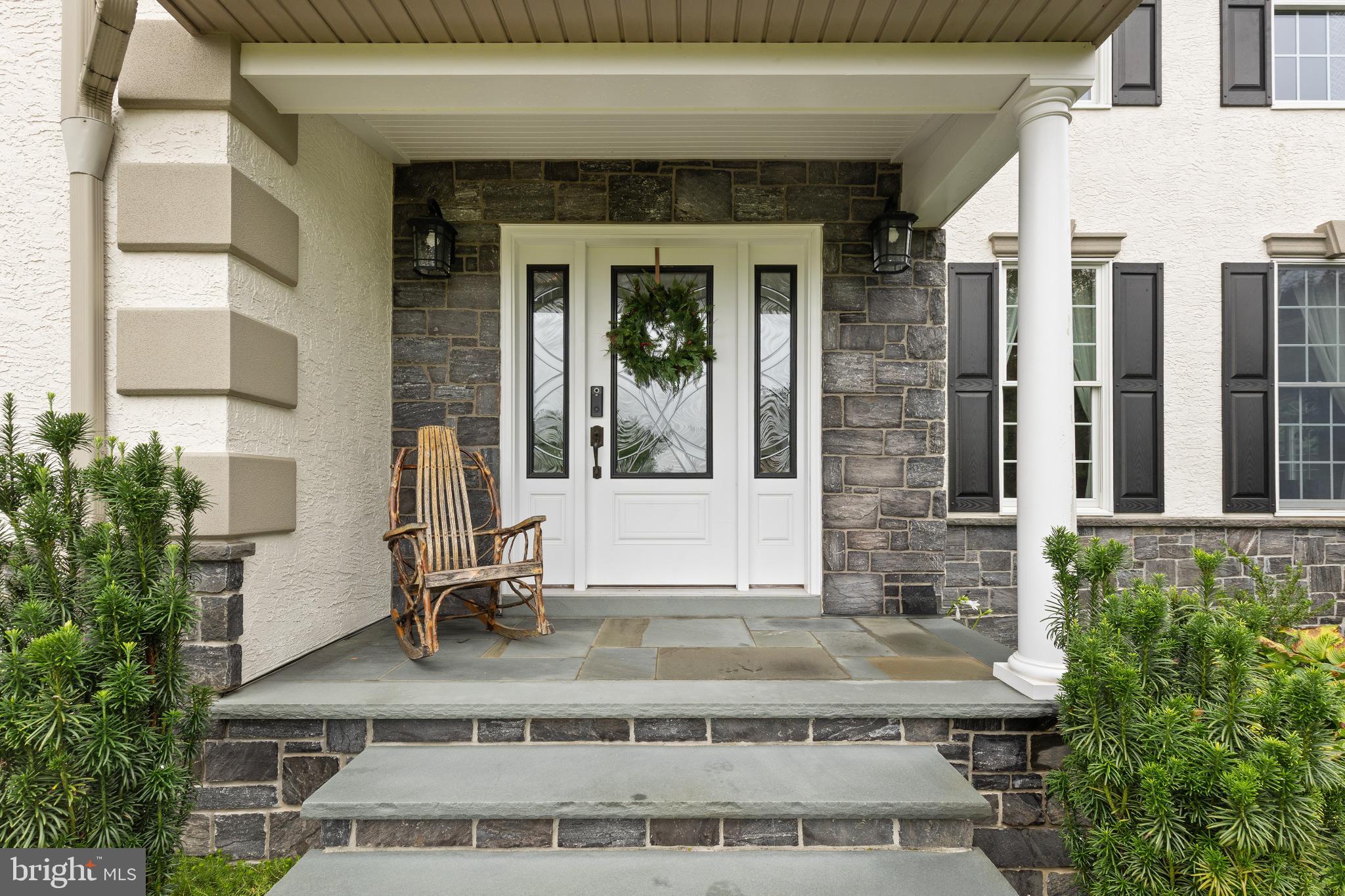 127 Beacon Light Road Coatesville, PA 19320 - Photo 19 of 99 Welcoming entrance with charming stonework.