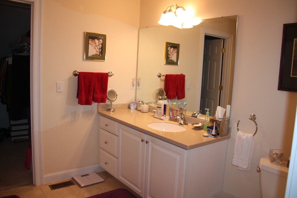 3 Ellsworth Village Road, Unit 2 Acton, MA 01720 - Photo 23 of 25 a bathroom with a sink and a mirror