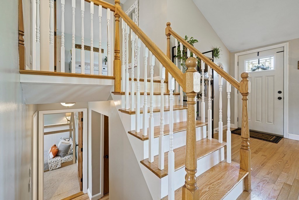 18 Corcoran Road Billerica, MA 01821 - Photo 25 of 40 a view of entryway with wooden floor and door