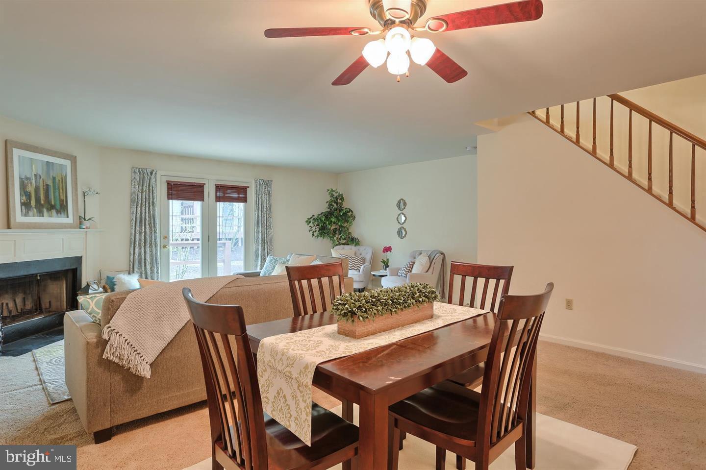 2045 A Raleigh Road Hummelstown, PA 17036 - Photo 4 of 34 Dining Area off of the Living Room with Ceil. Fan