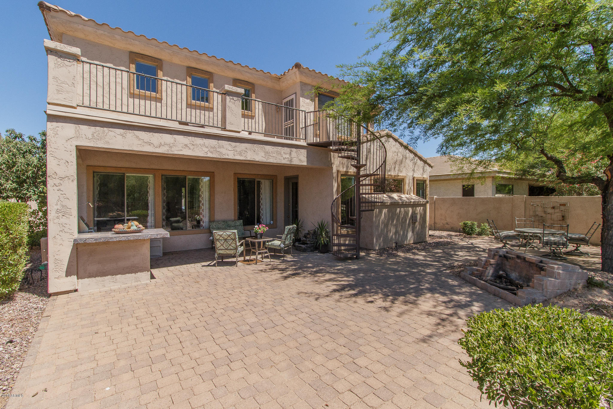 4265 East Buckboard Road Gilbert, AZ 85297 - Photo 28 of 55 28) BACK OF HOME